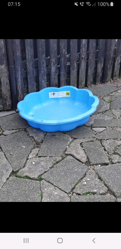 argos plastic sandpit